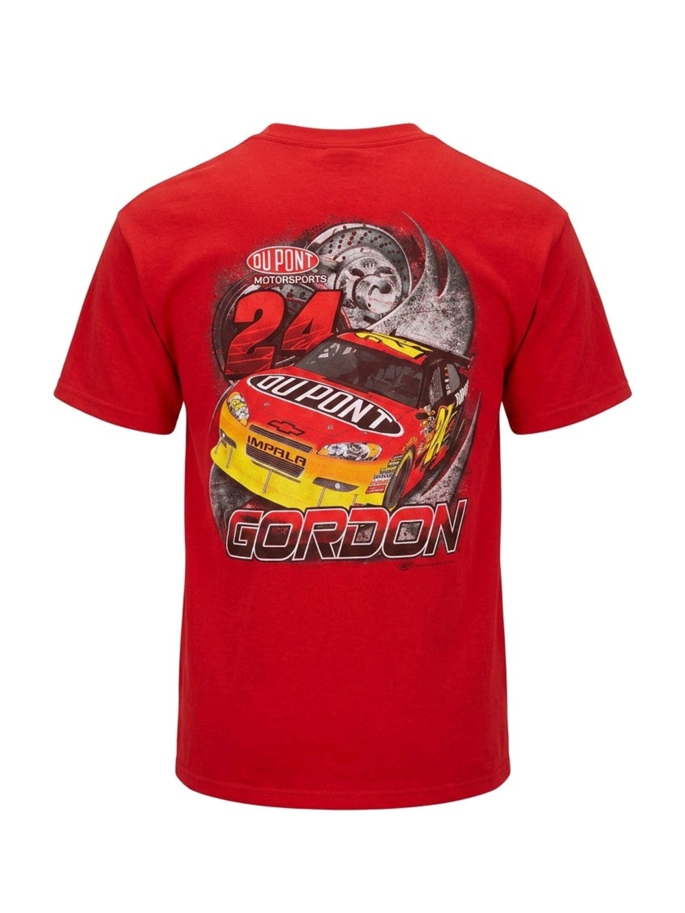 Gordon Racing Graphic Short Sleeve Tee - Red NASCAR DOUBLE SIDED SIZE 2XL